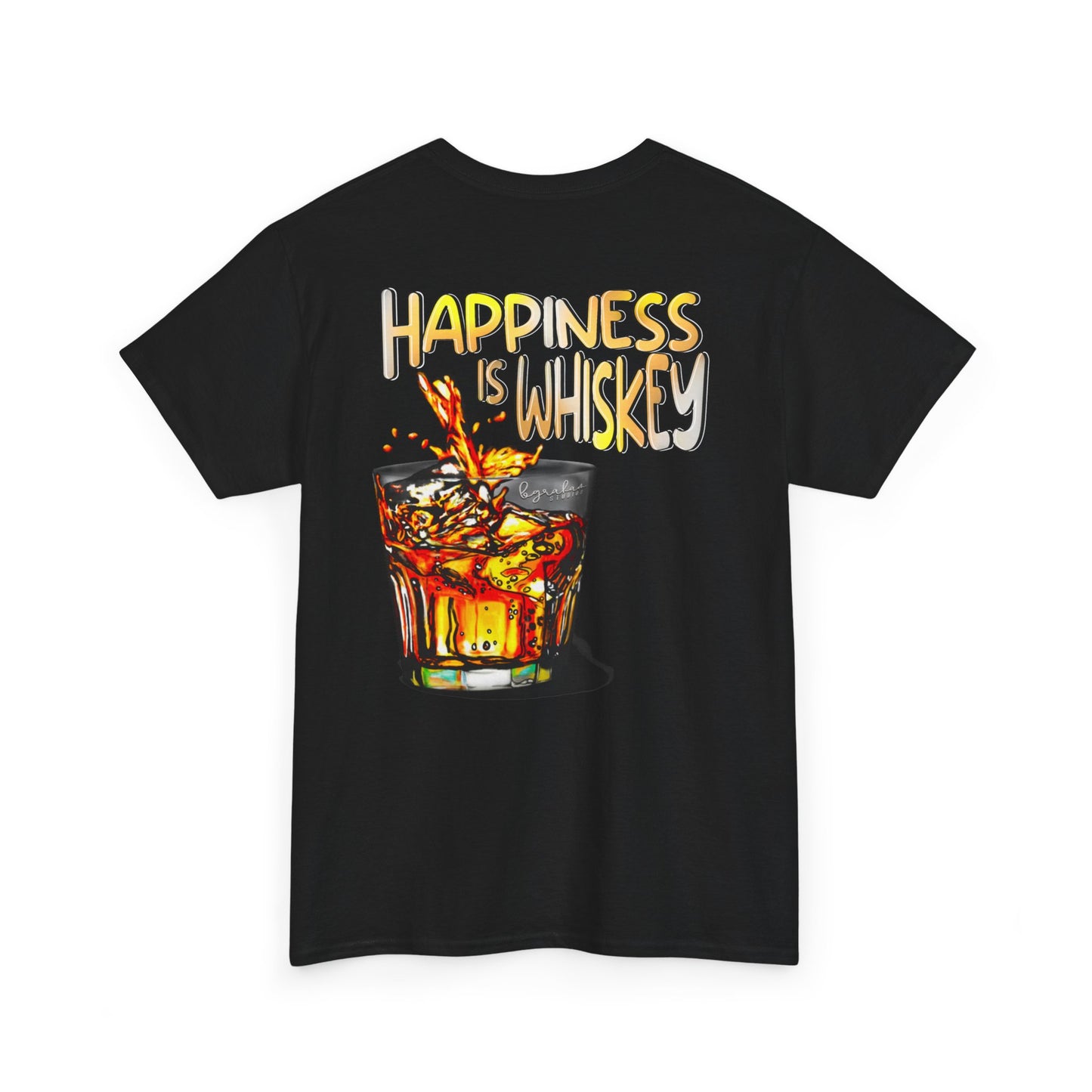 Happiness is Whiskey Unisex Heavy Cotton Tee