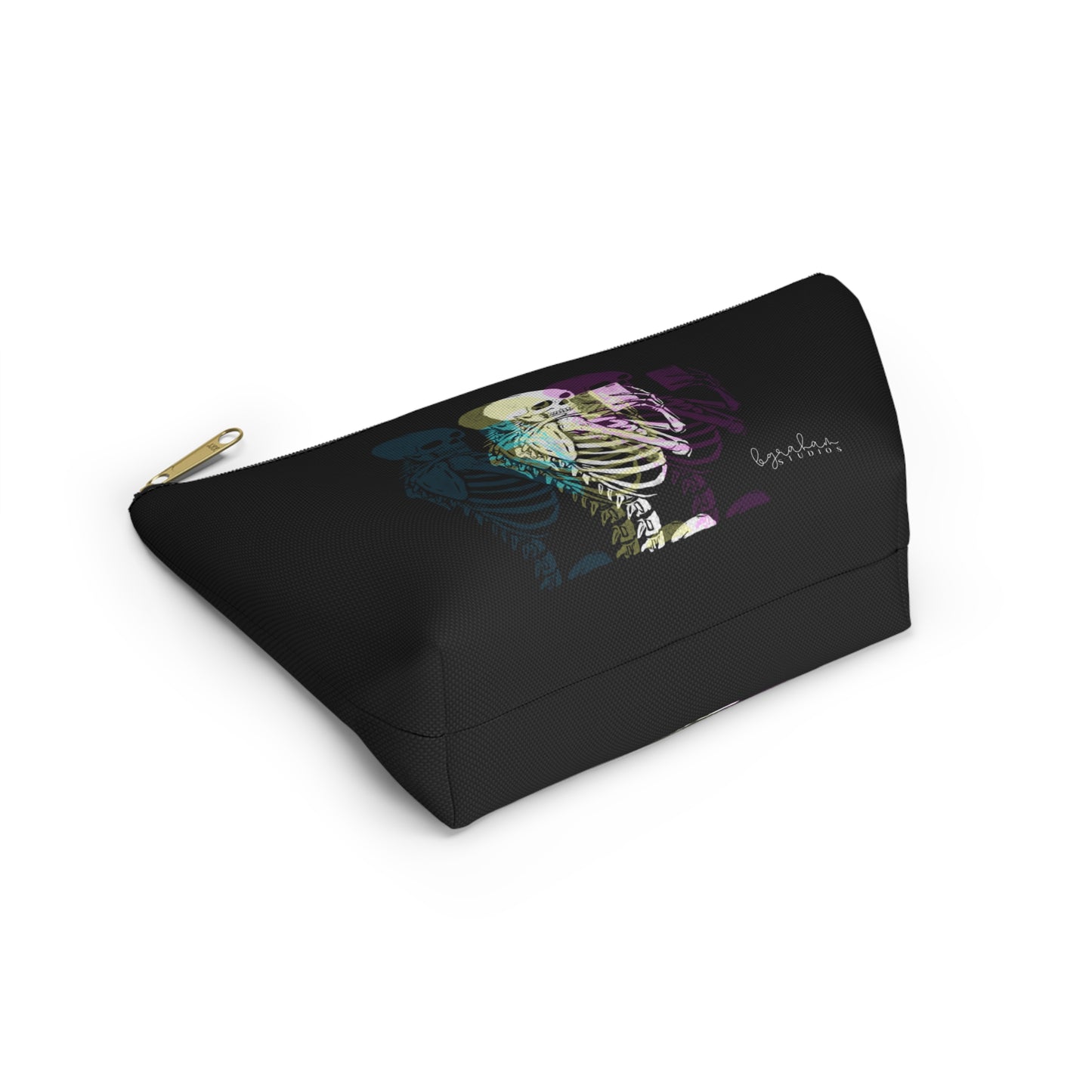 Vibrant Skeleton Accessory Pouch – Fun & Stylish Makeup Bag