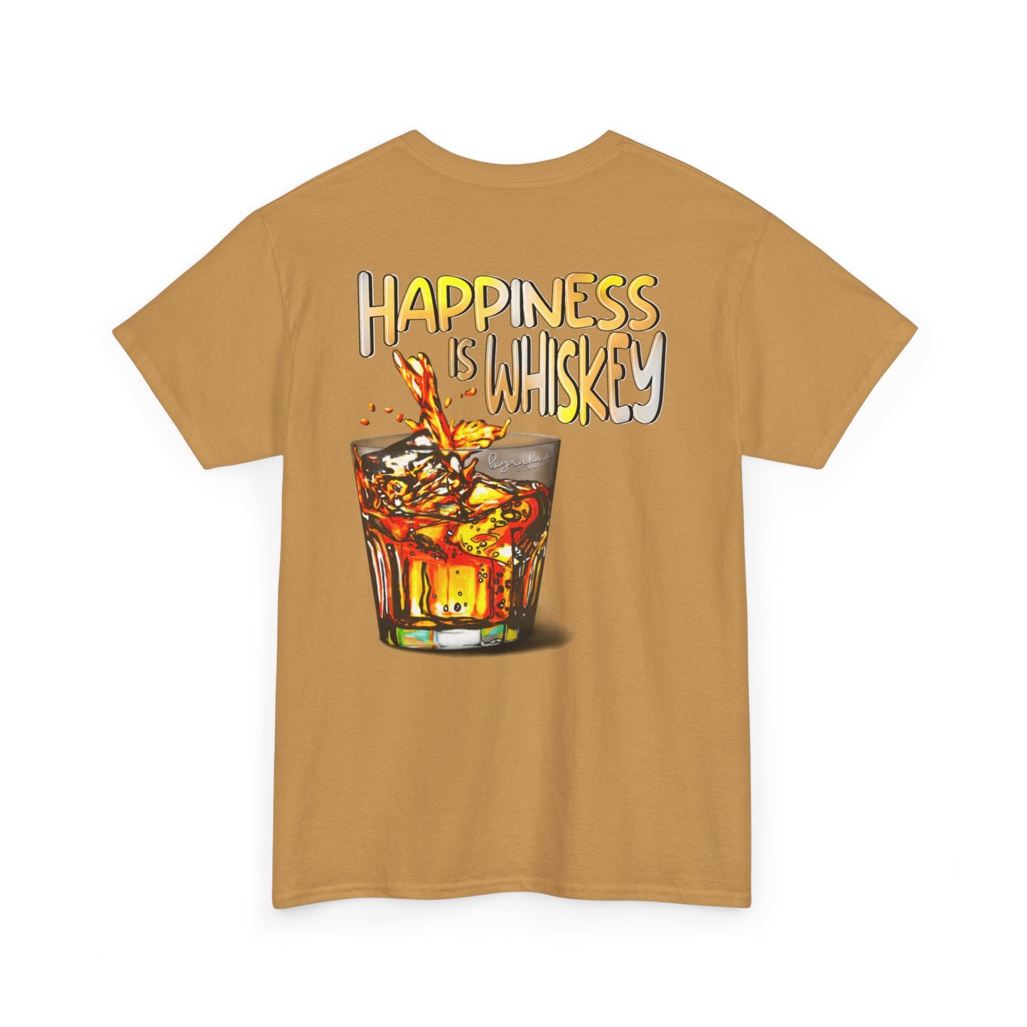 Happiness is Whiskey Unisex Heavy Cotton Tee