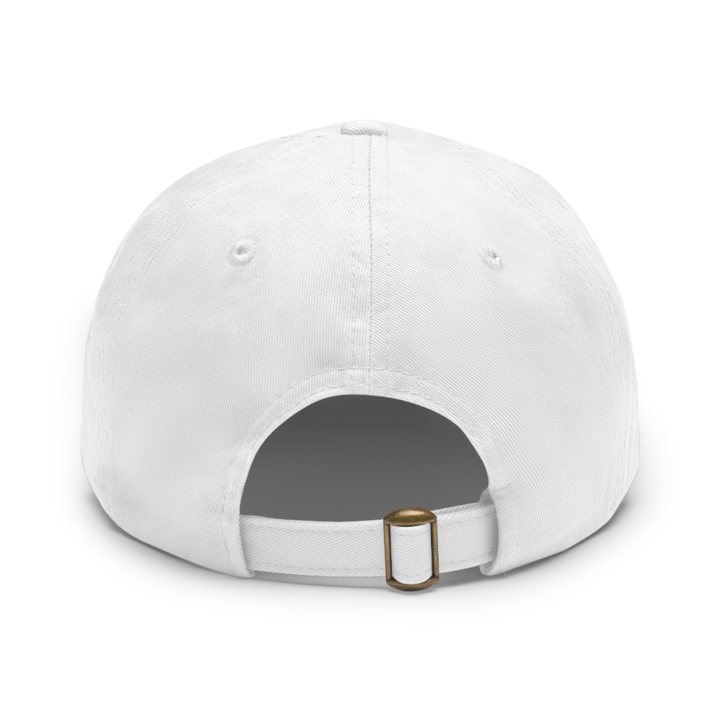 Dad Hat with Leather Patch - 'F*CK THE METS'
