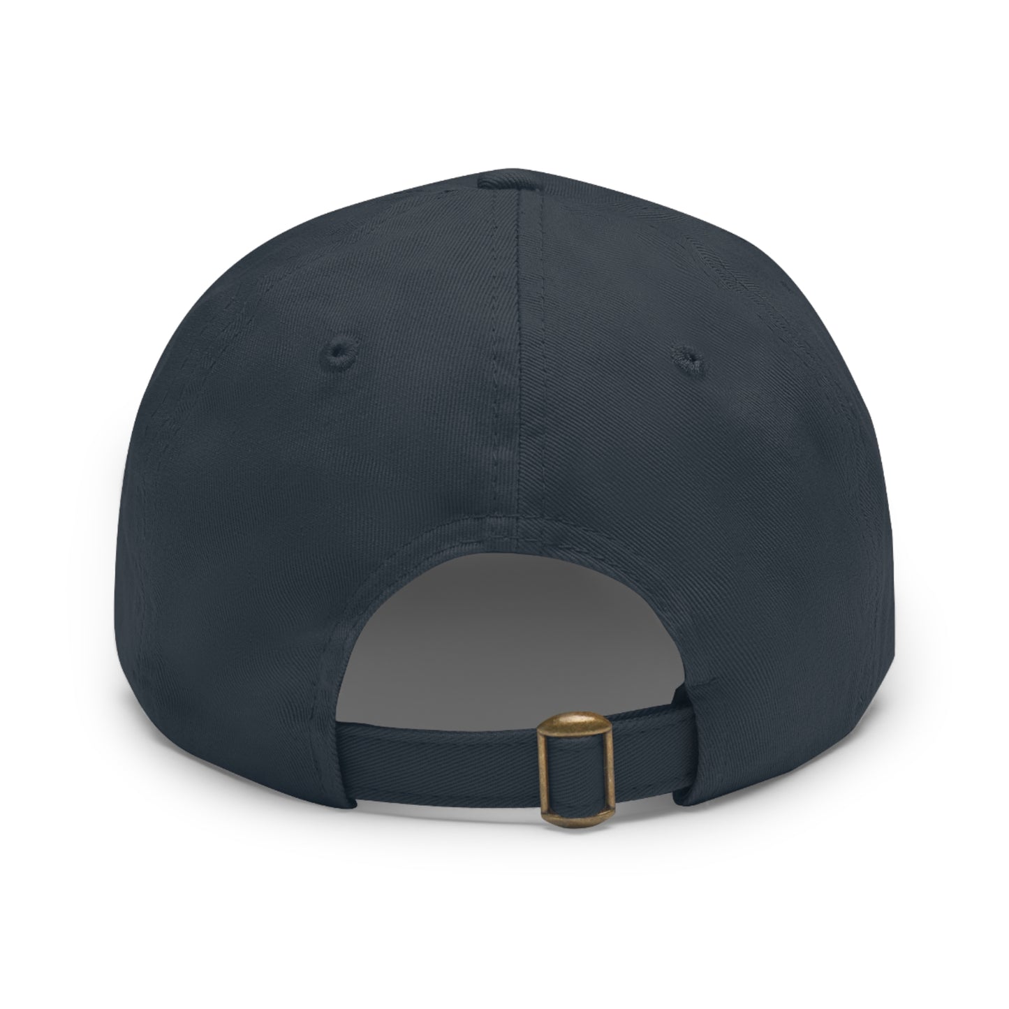 Dad Hat with Leather Patch - 'F*CK THE METS'