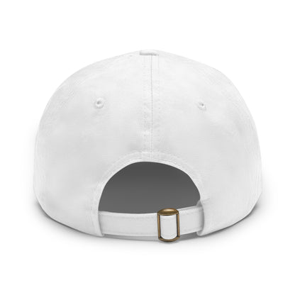 Dad Hat with Leather Patch - 'F*CK THE METS'