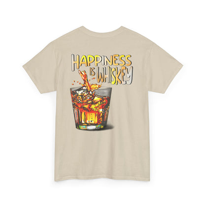 Happiness is Whiskey Unisex Heavy Cotton Tee