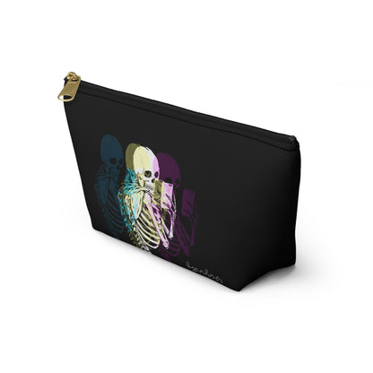 Vibrant Skeleton Accessory Pouch – Fun & Stylish Makeup Bag