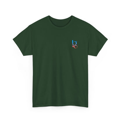 Artistic Unisex Heavy Cotton Tee - Colorful Hands Design