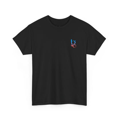 Artistic Unisex Heavy Cotton Tee - Colorful Hands Design